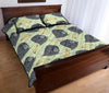 Gorilla Banana Pattern Print Bed Set Quilt-grizzshop