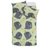 Gorilla Banana Pattern Print Duvet Cover Bedding Set-grizzshop