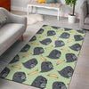 Gorilla Banana Pattern Print Floor Mat-grizzshop