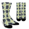 Gorilla Banana Pattern Print Unisex Crew Socks-grizzshop