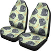 Gorilla Banana Pattern Print Universal Fit Car Seat Covers-grizzshop