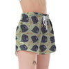 Gorilla Banana Pattern Print Women's Shorts-grizzshop