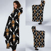 Gorilla Bodyguard Pattern Print Hooded Blanket-grizzshop