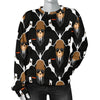 Gorilla Bodyguard Pattern Print Women's Sweatshirt-grizzshop