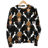 Gorilla Bodyguard Pattern Print Women's Sweatshirt-grizzshop