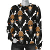 Gorilla Bodyguard Pattern Print Women's Sweatshirt-grizzshop