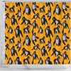 Gorilla Pattern Print Bathroom Shower Curtain-grizzshop