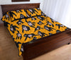 Gorilla Pattern Print Bed Set Quilt-grizzshop