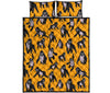 Gorilla Pattern Print Bed Set Quilt-grizzshop