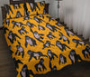 Gorilla Pattern Print Bed Set Quilt-grizzshop