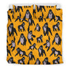 Gorilla Pattern Print Duvet Cover Bedding Set-grizzshop