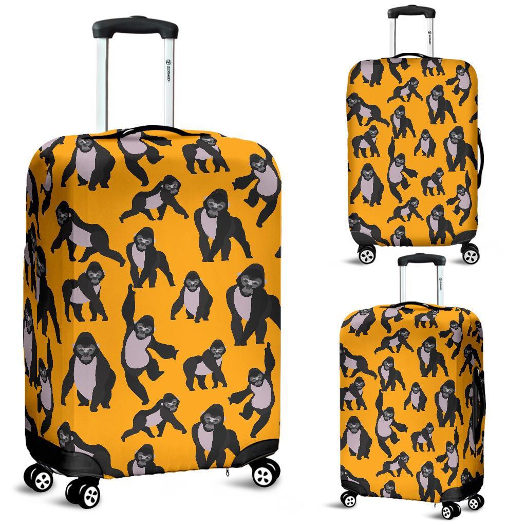 Gorilla Pattern Print Luggage Cover Protector-grizzshop