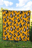 Gorilla Pattern Print Quilt-grizzshop