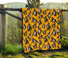 Gorilla Pattern Print Quilt-grizzshop