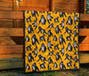 Gorilla Pattern Print Quilt-grizzshop