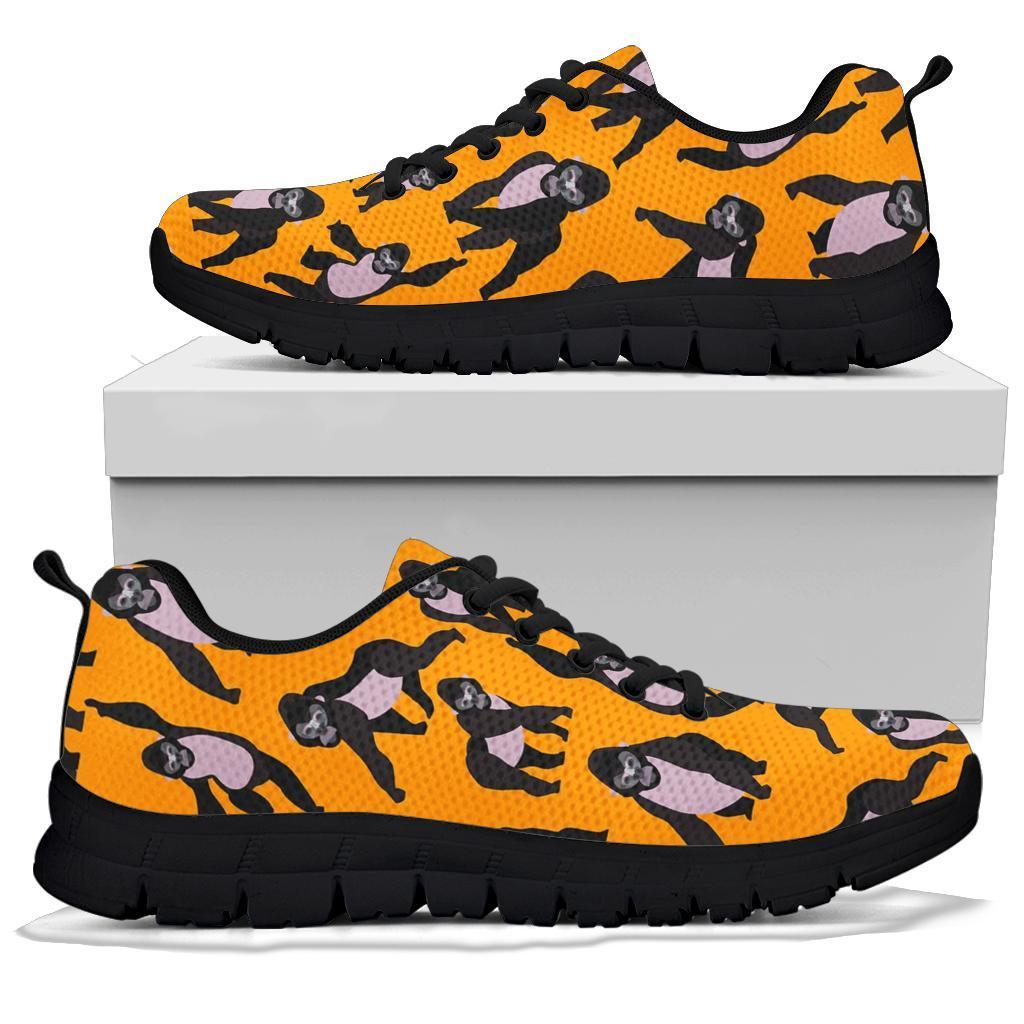 Gorilla Pattern Print Sneaker Shoes For Men Women-grizzshop