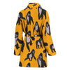 Gorilla Pattern Print Women Long Robe-grizzshop