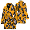 Gorilla Pattern Print Women Long Robe-grizzshop