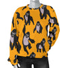 Gorilla Pattern Print Women's Sweatshirt-grizzshop