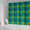 Gorilla Print Pattern Bathroom Shower Curtain-grizzshop