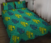 Gorilla Print Pattern Bed Set Quilt-grizzshop