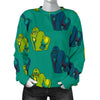 Gorilla Print Pattern Women's Sweatshirt-grizzshop