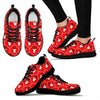 Gorilla Red Pattern Print Sneaker Shoes For Men Women-grizzshop