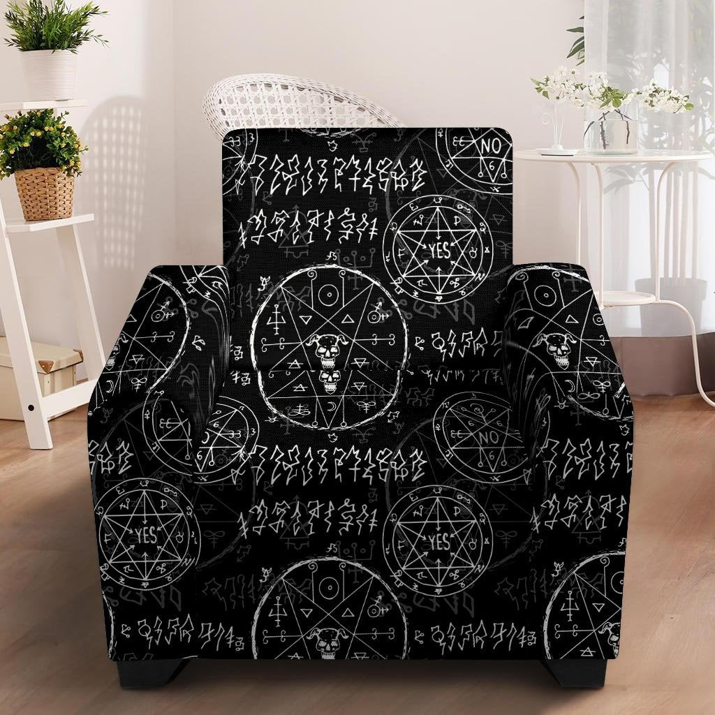 Gothic Armchair Cover-grizzshop