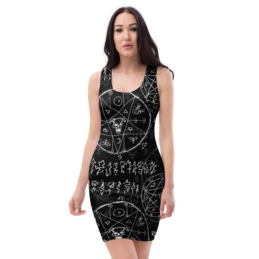 Gothic Bodycon Dress-grizzshop