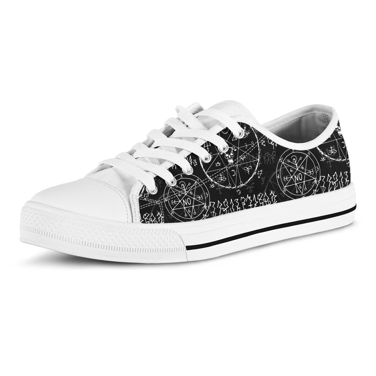 Gothic Men's Low Top Shoes-grizzshop