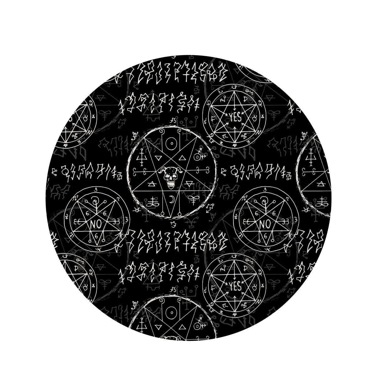 Gothic Round Rug-grizzshop