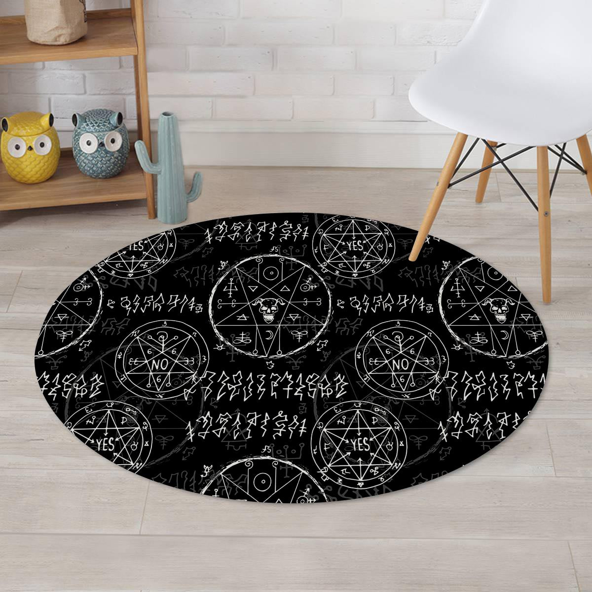 Gothic Round Rug-grizzshop