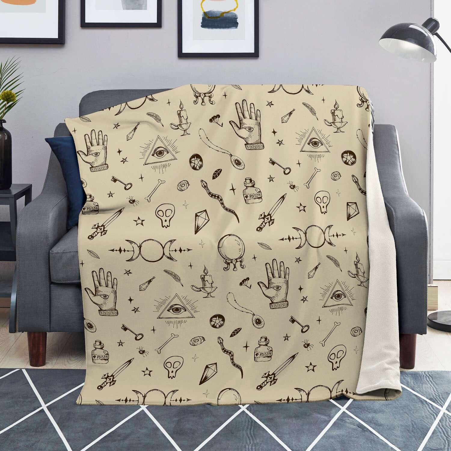 Gothic Witch Blanket-grizzshop