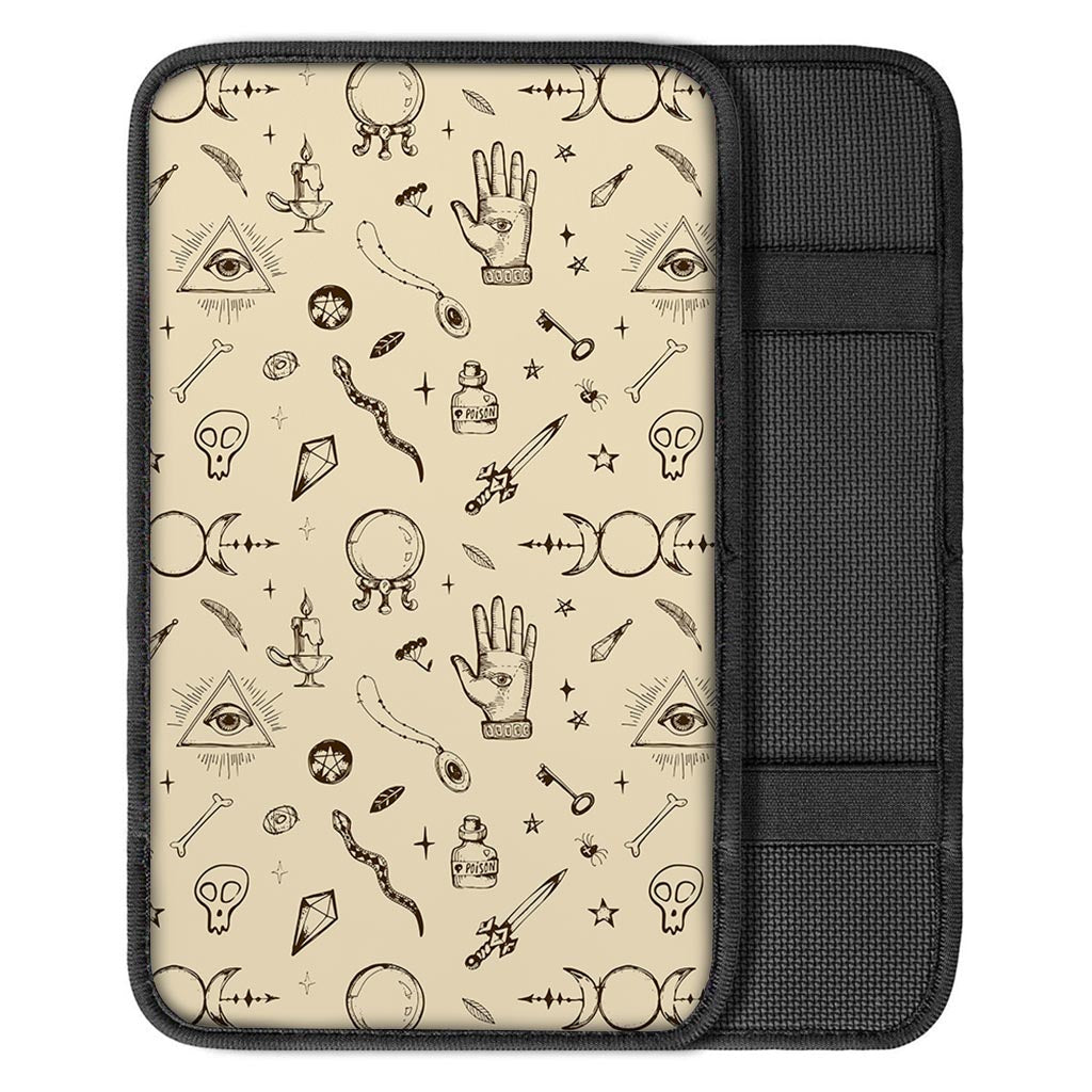 Gothic Witch Car Console Cover-grizzshop