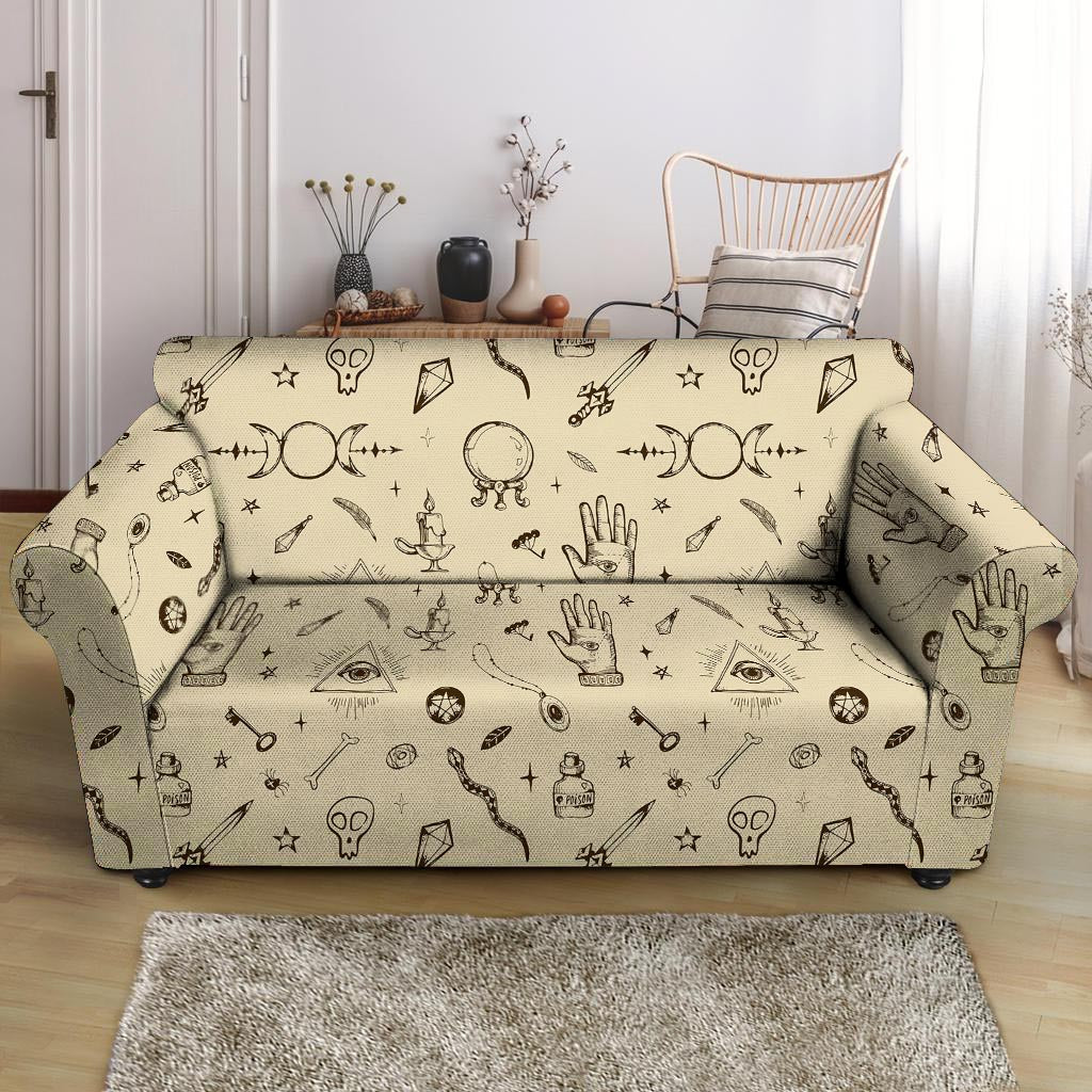 Gothic Witch Loveseat Cover-grizzshop