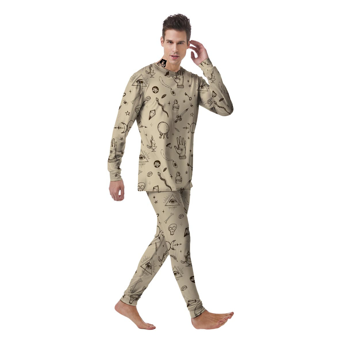 Gothic Witch Men's Pajamas-grizzshop