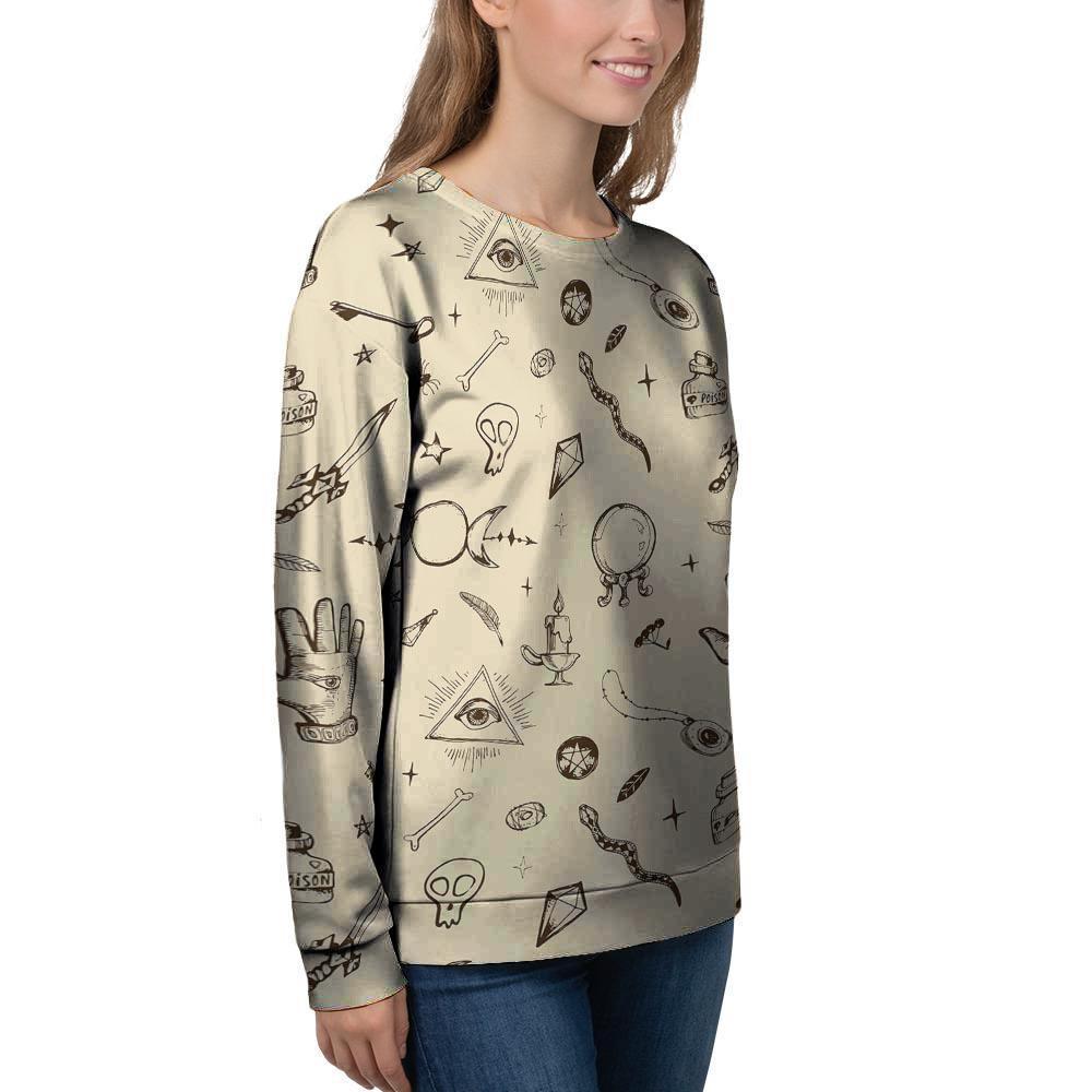 Gothic Witch Women's Sweatshirt-grizzshop