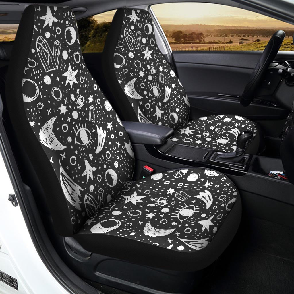 Gothic Witchcraft Car Seat Covers-grizzshop