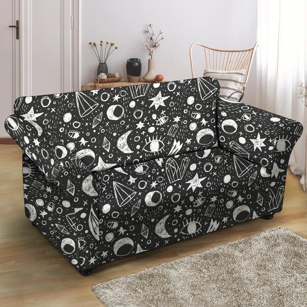 Gothic Witchcraft Loveseat Cover-grizzshop