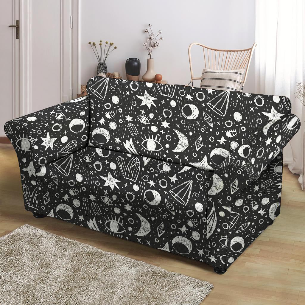 Gothic Witchcraft Loveseat Cover-grizzshop