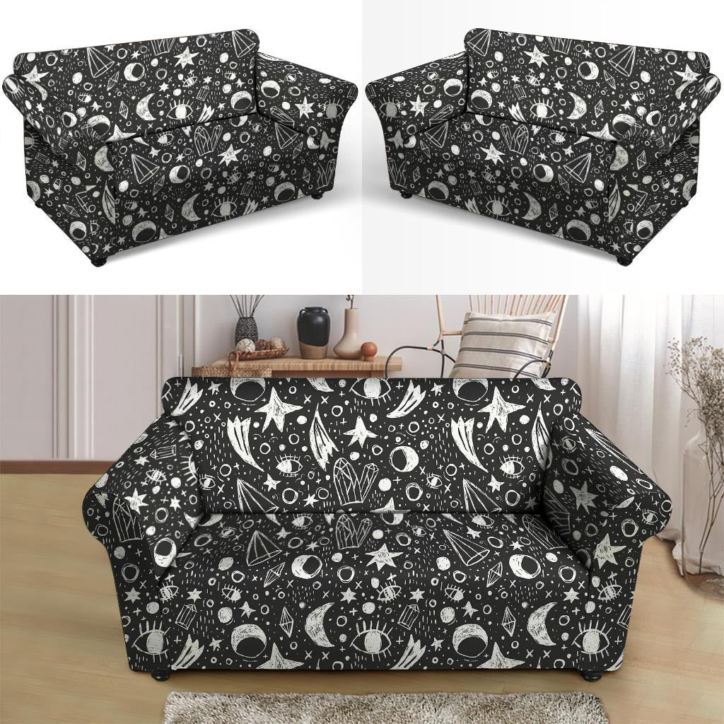 Gothic Witchcraft Loveseat Cover-grizzshop