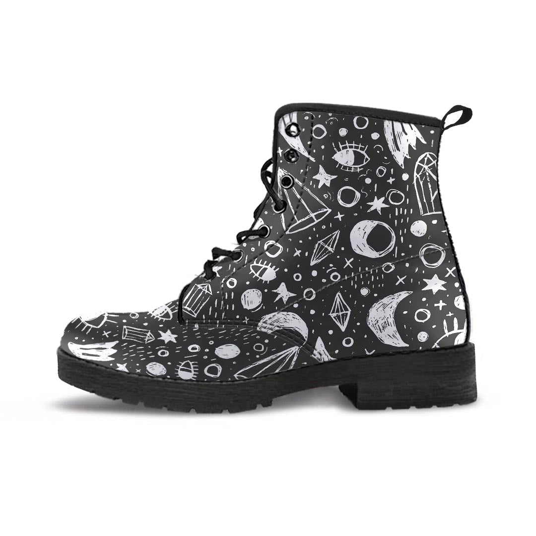 Gothic Witchcraft Men's Boots-grizzshop