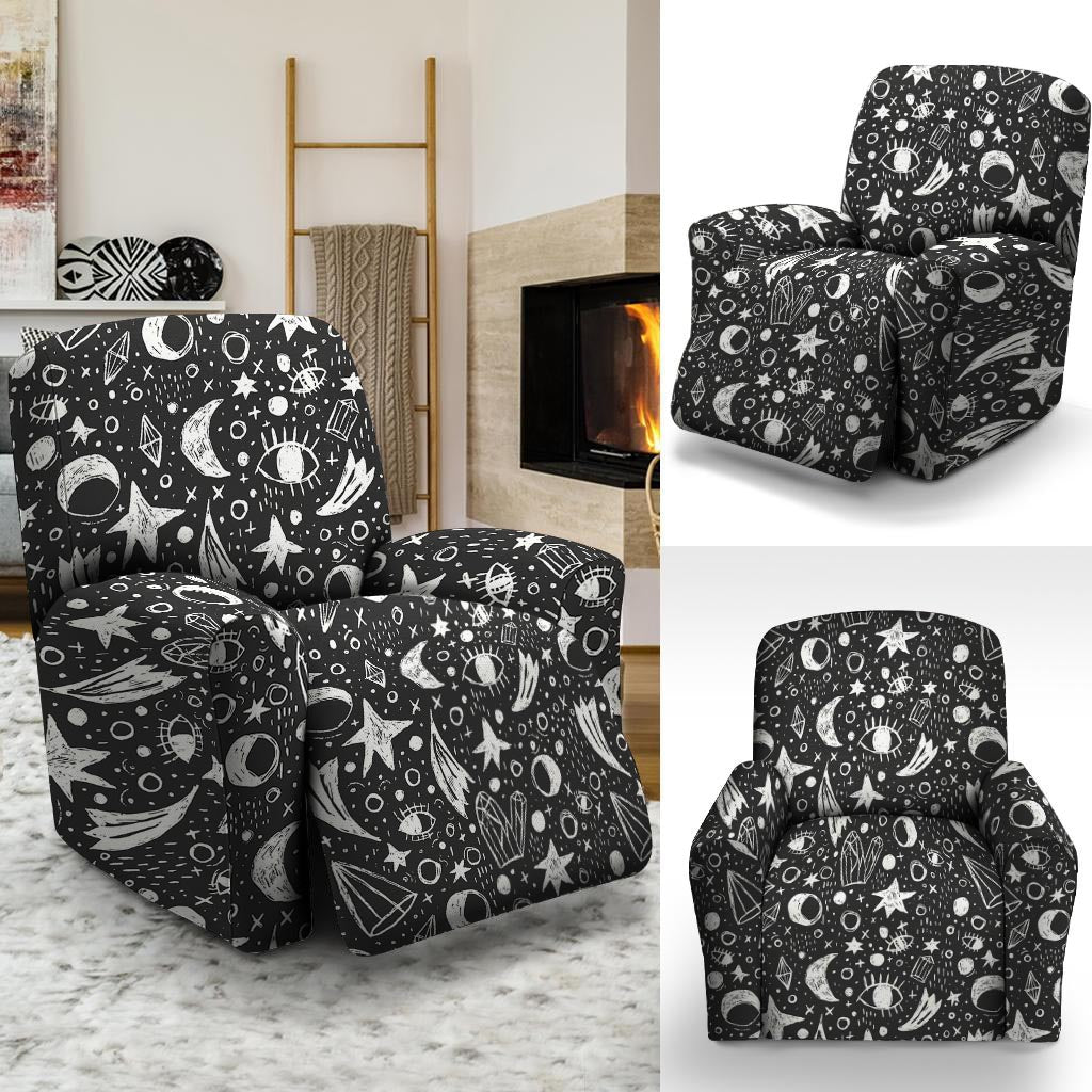 Gothic Witchcraft Recliner Cover-grizzshop