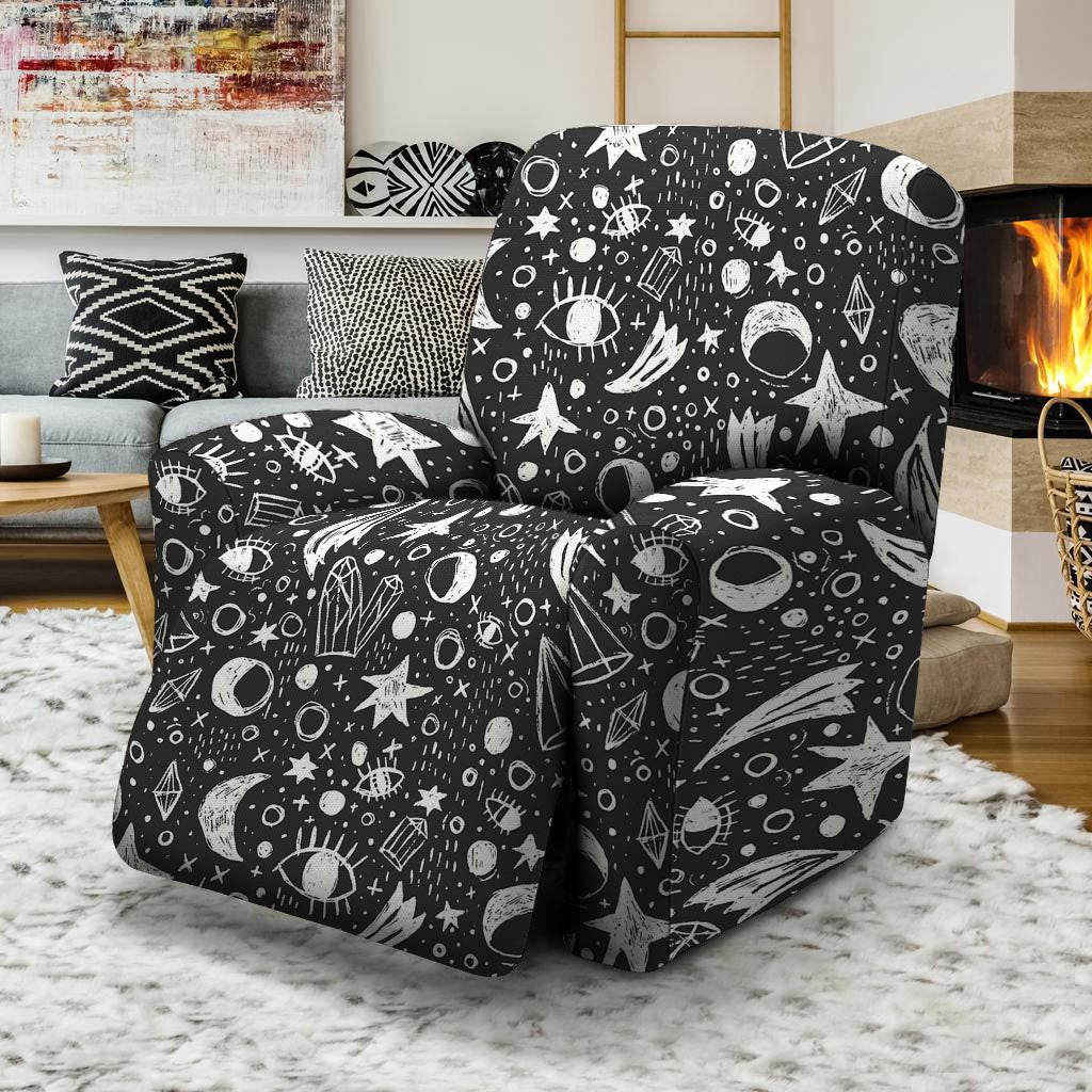 Gothic Witchcraft Recliner Cover-grizzshop