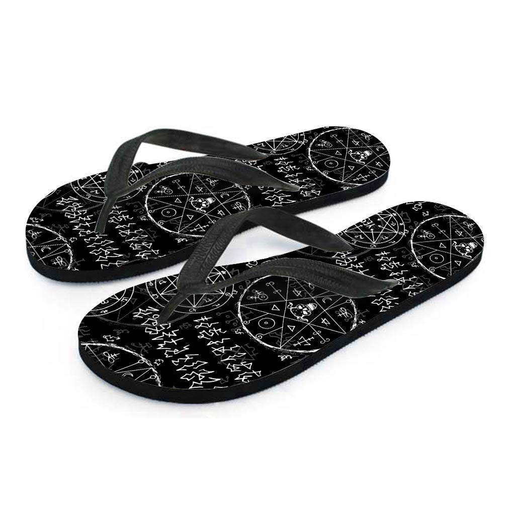 Gothic Women's Flip Flops-grizzshop