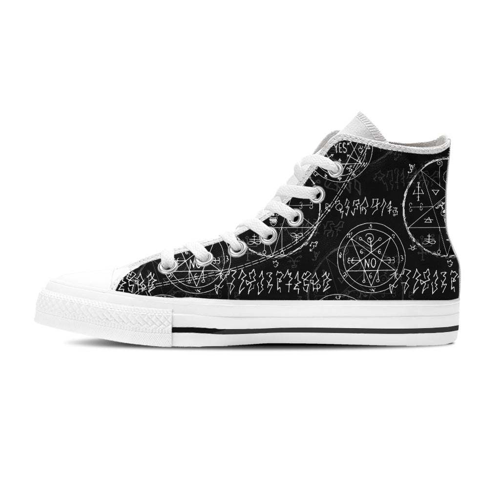 Gothic Women's High Top Shoes-grizzshop