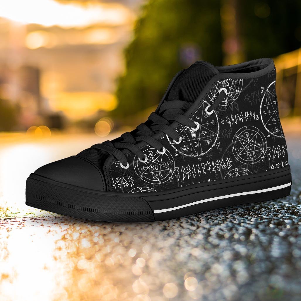 Gothic Women's High Top Shoes-grizzshop