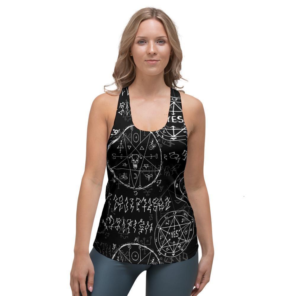 Gothic Women's Racerback Tank Top-grizzshop