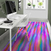 Gradient Psychedelic Print Pattern Floor Mat-grizzshop