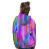 Gradient Psychedelic Print Pattern Women's Hoodie-grizzshop